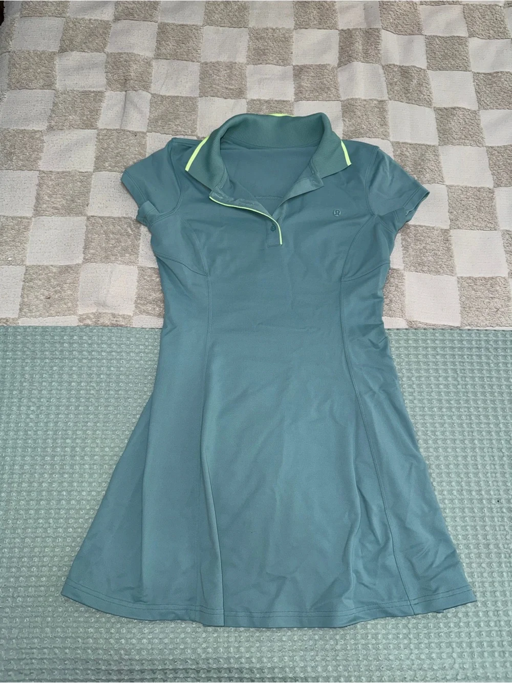 Lululemon Short-Sleeve Polo Dress Rip Tide / Faded Zap